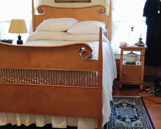 Stunning One of a kind Birdseye Maple full bed