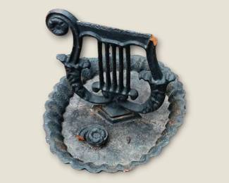 And take cast iron boots scraper with snow water dirt drip pan