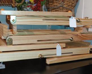 Wooden easels