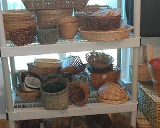 Huge selection of baskets