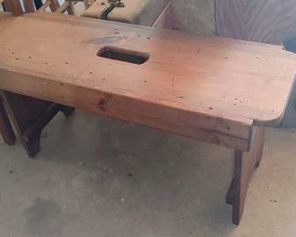 Handmade Pine bench