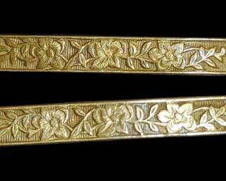 Small gold fill Victorian bar pins