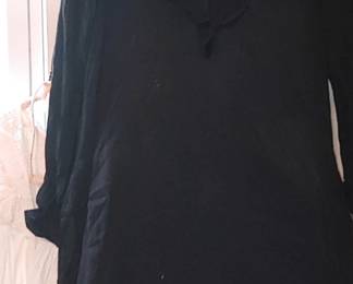 Black Victorian dress very lightweight material