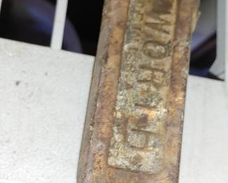 Massive pipe wrench antique