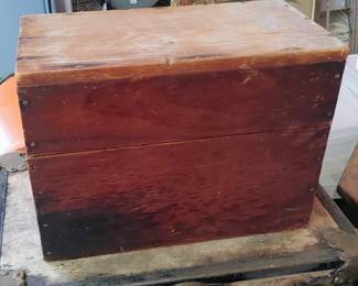 This sale has some exceptional antique wooden boxes