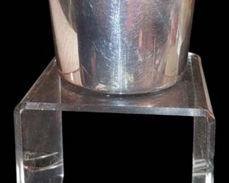1 CHRISTOFLE Silverplate Cup France, 3" tall 