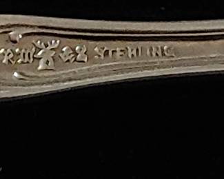 Wallace Sterling shows the name Lila on the front & 1880 on the back
Master butter knife