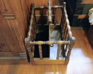 Vintage magazine rack