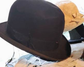 Gentlemen's black hat vintage