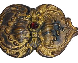 Victorian brass Buckle sash