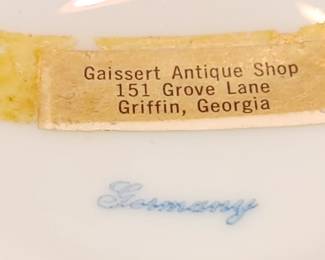 Purchased in Griffin Georgia at an antique store