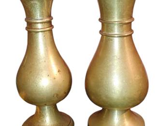 Beautiful antique solid brass bases made in London