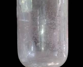 Very large mid-1800s inverted apothecary display jar ( not washed....yet)