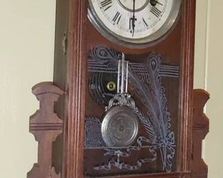 Antique  Walnut clock