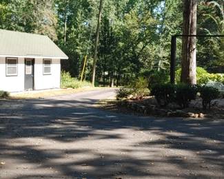 First building on the right as you come up the driveway has generators/  gas powered lawn tools etc