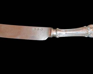 Antique British Made All Sterling Silver Master Butter Knife