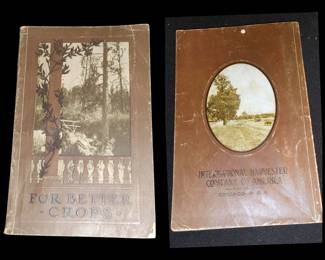 1911 International Harvester book titled for better crops
