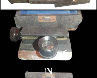 Alfred Suter Textile Thread Counter Magnifier Original Case 