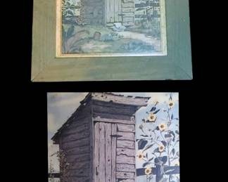 Cute outhouse picture