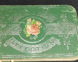 Victorian token of affection each page is filled with memories and dates