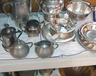 Beautiful Silver Plate serving pieces