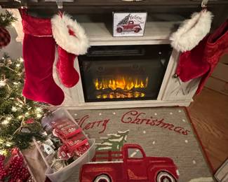 A lot of merry Xmas mats