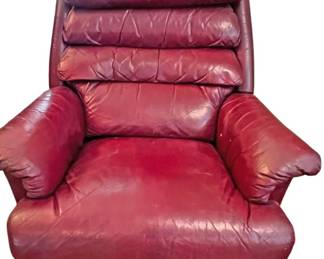 LeatherLike Recliner with Footrest
