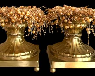 Pair of Brass Candle Holders