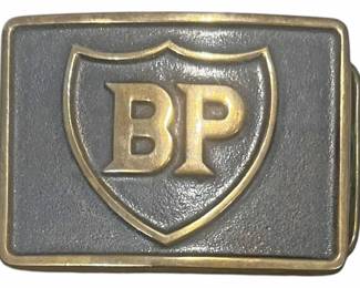 Solid Bronze BP Belt Buckle