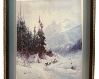 Winter Landscape Framed Print
