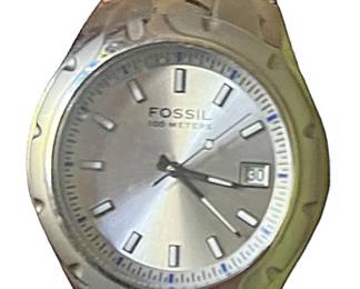 Fossil Blue Stainless Steel Watch