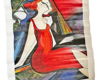 Linda Le Kniff Lithograph Stargazing