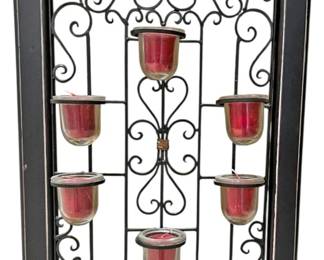 Metal Wall Sconce Candle Holder