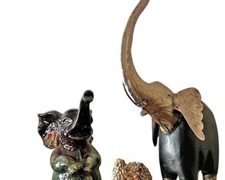 Mixed Media Elephant Herd