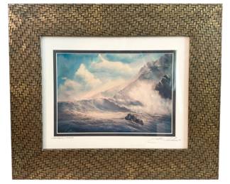 Signed Sunrise Surf Print
