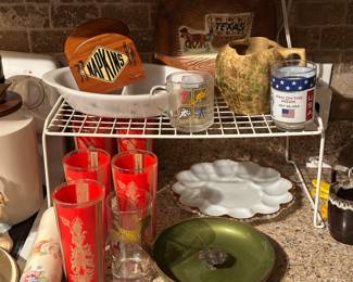 Vintage glassware 