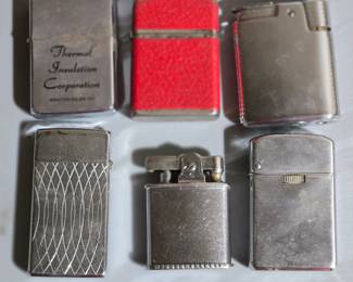 Assorted Zippo lighters 