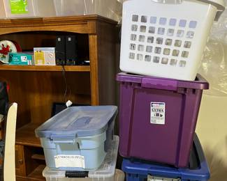 PLASTIC BINS - LARGE SELECTION