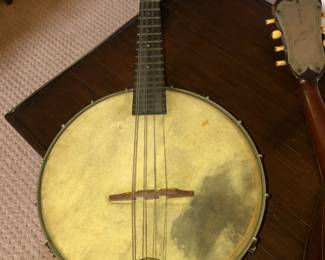 Antique small banjo