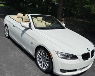 BMW, 2010-328 Convertible $24,893 miles $15,995 must attend sale in person to purchase, cashiers check or cash only!