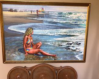 Original Howard Beherens oil on canvas