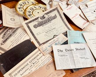 1920’s ephemera