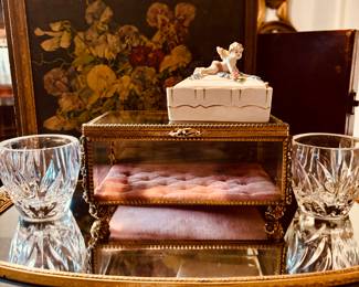 Coffin Jewelry Box & Mirror