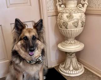 Universal Statuary Urn and Pedestal 