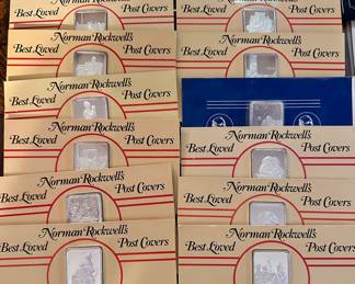 Collectible Silver Ingots  - Normal Rockwell Post Covers
