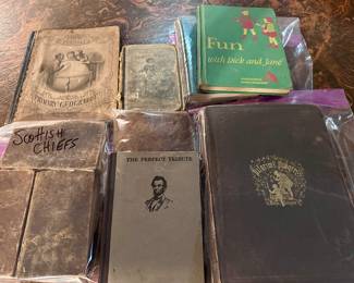 Small Sample of the many Antique and Collectible Books!!! 