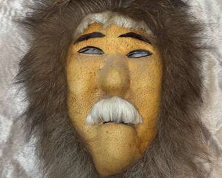 Inuit Mask Fur and Hide