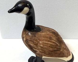 Scrimshaw Goose Carving Signed by Artist