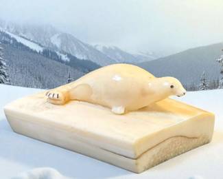 Inuit Artist Signed Truman Figurine