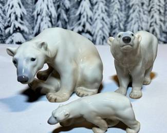 Bing Grondahl Polar Bear Figurines
